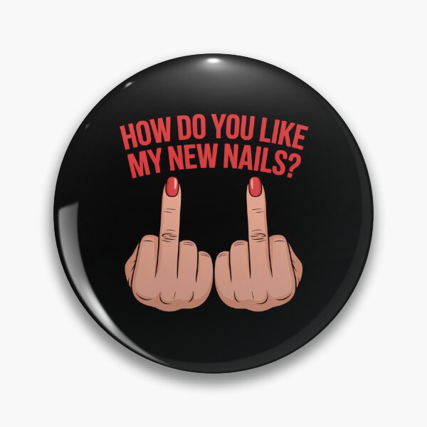 Item preview, Funny Nail Technician Middle Finger Joke designed and sold by comptorasunfia.