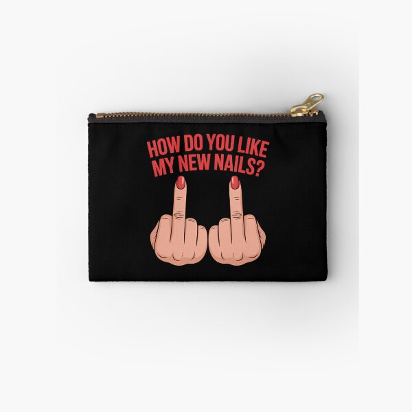 Item preview, Funny Nail Technician Middle Finger Joke designed and sold by comptorasunfia.