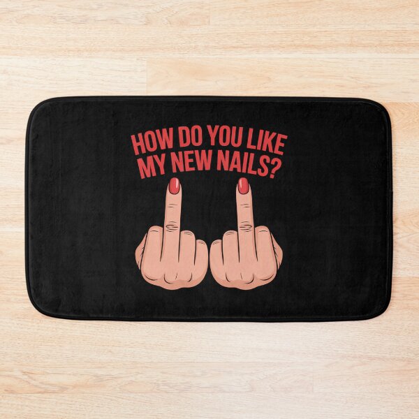 Item preview, Funny Nail Technician Middle Finger Joke designed and sold by comptorasunfia.