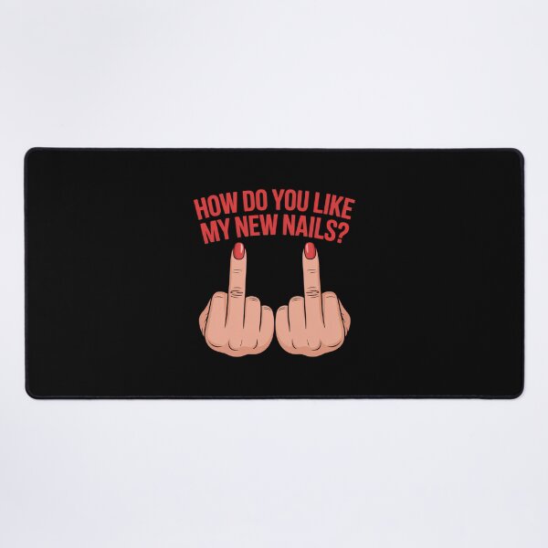 Item preview, Funny Nail Technician Middle Finger Joke designed and sold by comptorasunfia.