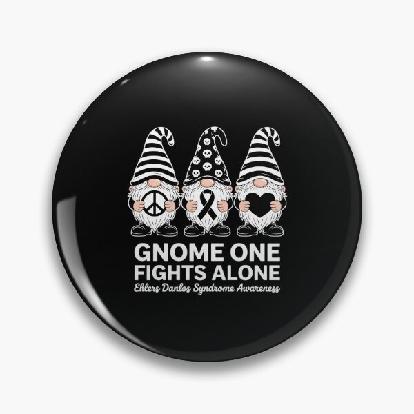 Item preview, Ehlers Danlos Syndrome Awareness Month Zebra Ribbon Gnomies designed and sold by catsdothingz.