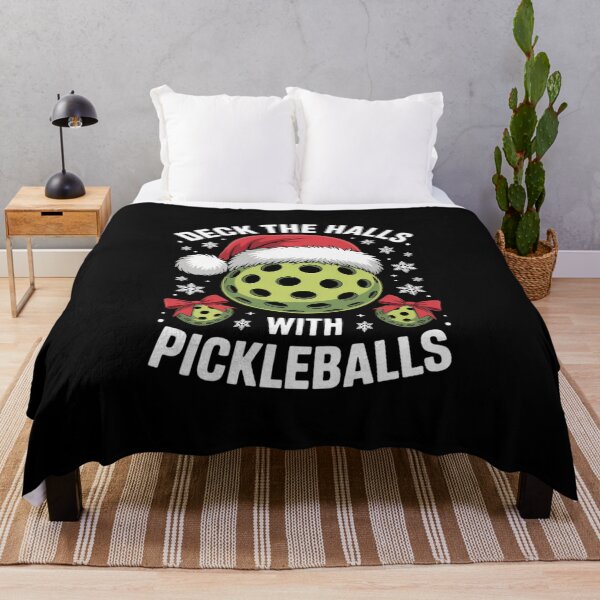 Item preview, Deck The Halls With Pickleballs Xmas designed and sold by IdunayaStore.