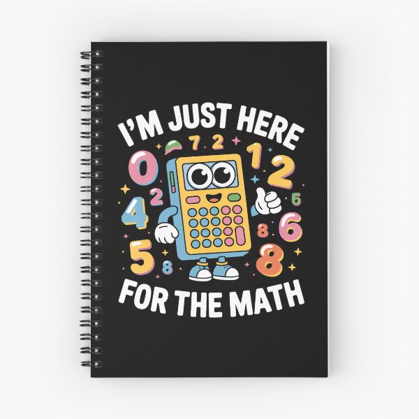 Item preview, Im Just Here For The Math - Funny Calculator designed and sold by oglesum.