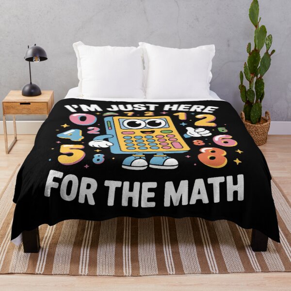 Item preview, Im Just Here For The Math - Funny Calculator designed and sold by oglesum.