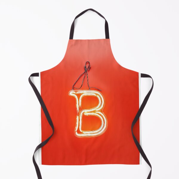 Item preview, Glowing Neon Letter B on Red Background – Modern Luminous Typography Art designed and sold by Grafititee.