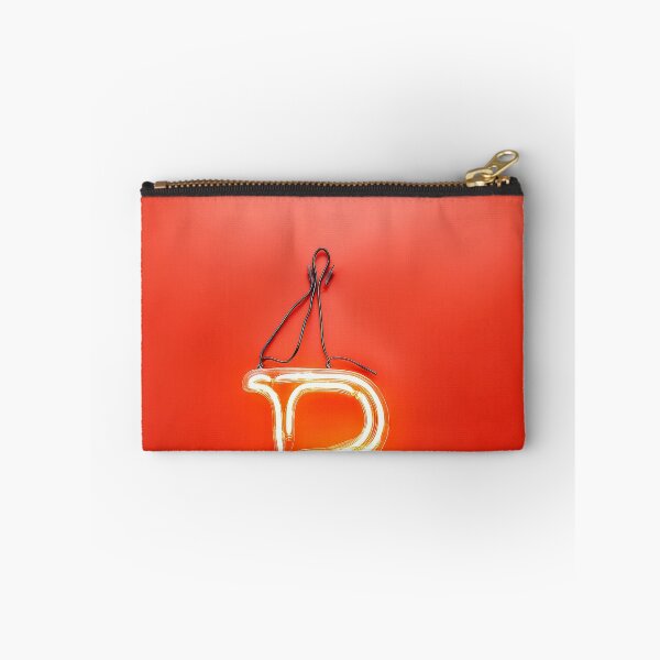 Item preview, Glowing Neon Letter B on Red Background – Modern Luminous Typography Art designed and sold by Grafititee.