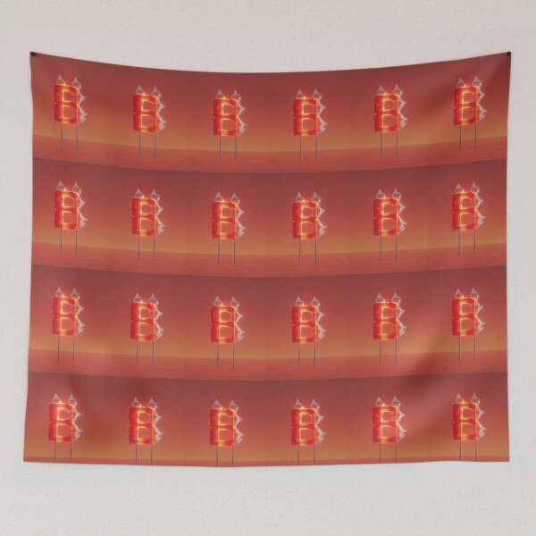 Item preview, Glowing Neon Letter B on Red Background – Modern Luminous Typography Art designed and sold by Grafititee.