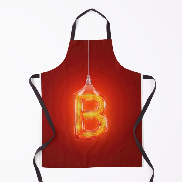 Item preview, Glowing Neon Letter B on Red Background – Modern Luminous Typography Art designed and sold by Grafititee.