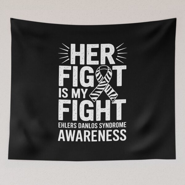 Item preview, Ehlers Danlos Syndrome Design Her Fight My designed and sold by catsdothingz.