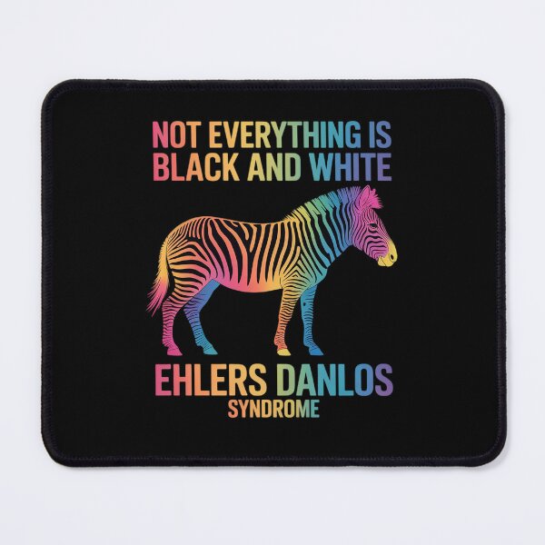 Item preview, Ehlers Danlos Syndrome Black And White EDS Zebra designed and sold by catsdothingz.