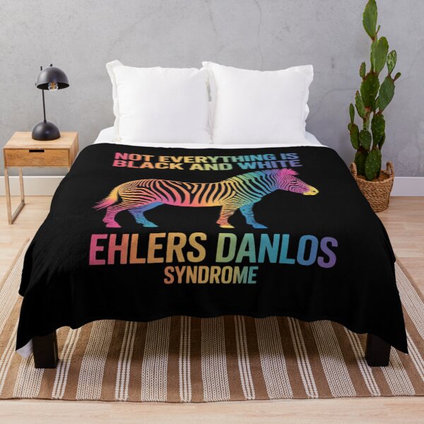 Item preview, Ehlers Danlos Syndrome Black And White EDS Zebra designed and sold by catsdothingz.