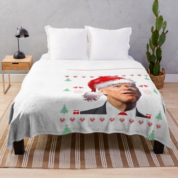 Item preview, Santa Joe Biden Merry Thanksgiving Ugly Christmas Sweater designed and sold by raelinema9mar1.