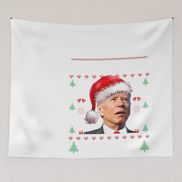 Item preview, Santa Joe Biden Merry Thanksgiving Ugly Christmas Sweater designed and sold by raelinema9mar1.