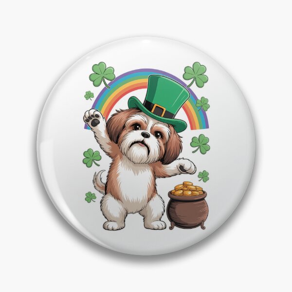 Item preview, Dabbing Leprechaun Shih Tzu Dog St Patricks Day Irish designed and sold by IdunayaStore.