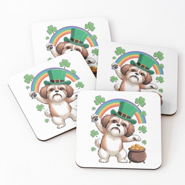 Item preview, Dabbing Leprechaun Shih Tzu Dog St Patricks Day Irish designed and sold by IdunayaStore.