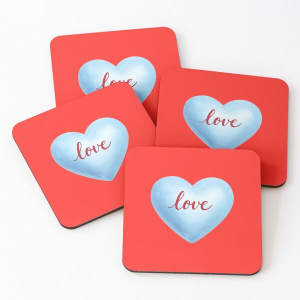 Item preview, Love Beneath the Surface – Blue Heart Art designed and sold by annenambiro.