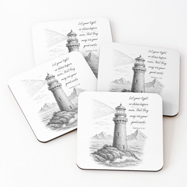 Item preview, Let your light so shine before men, that they may see your good works designed and sold by HopeRenewedStudio.