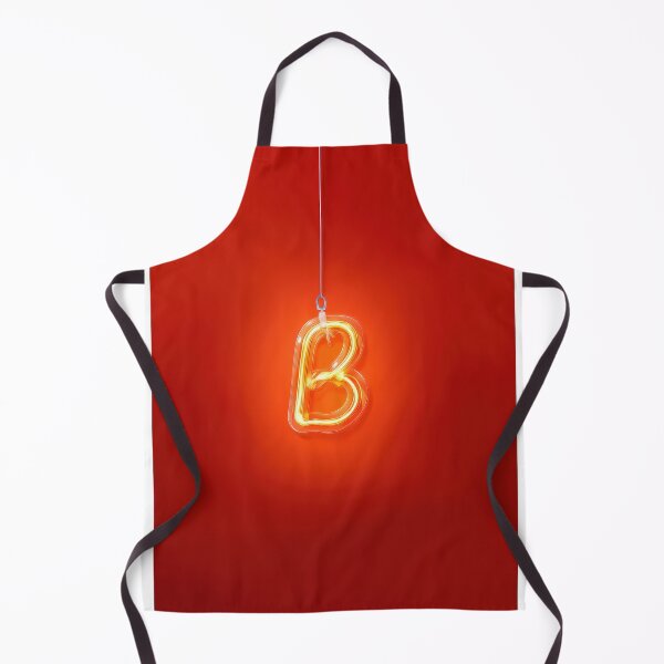 Item preview, Glowing Neon Letter B on Red Background – Modern Luminous Typography Art designed and sold by Grafititee.
