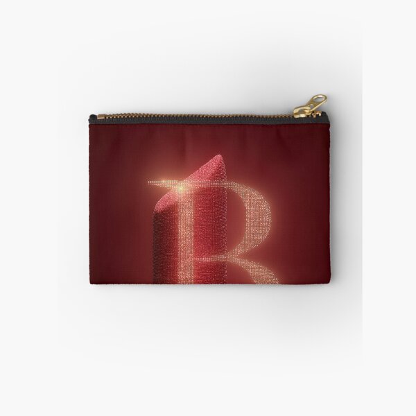 Item preview, Glowing Neon Letter B on Red Background – Modern Luminous Typography Art designed and sold by Grafititee.