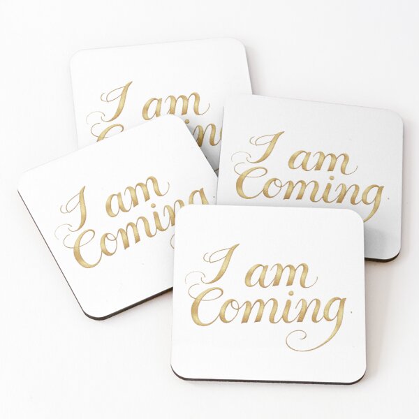 Item preview, I Am Coming – Bold Statement Typography Design designed and sold by Colorfulsigns.