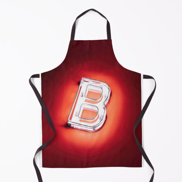 Item preview, Glowing Neon Letter B on Red Background – Modern Luminous Typography Art designed and sold by Grafititee.