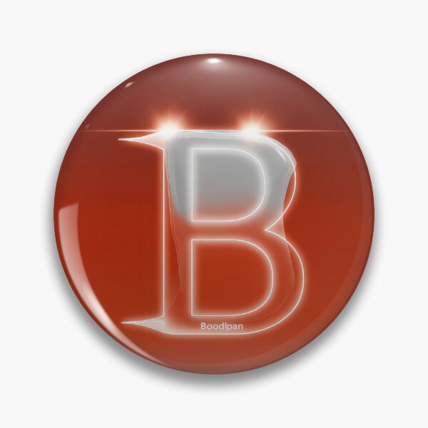 Item preview, Glowing Neon Letter B on Red Background – Modern Luminous Typography Art designed and sold by Grafititee.