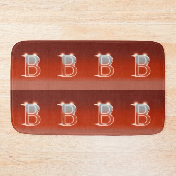 Item preview, Glowing Neon Letter B on Red Background – Modern Luminous Typography Art designed and sold by Grafititee.