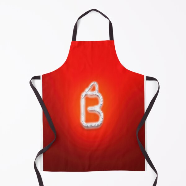 Item preview, Glowing Neon Letter B on Red Background – Modern Luminous Typography Art designed and sold by Grafititee.