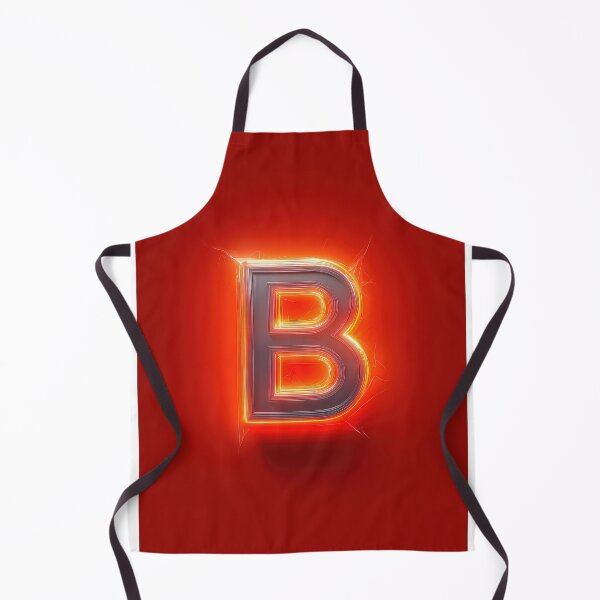 Item preview, Glowing Neon Letter B on Red Background – Modern Luminous Typography Art designed and sold by Grafititee.