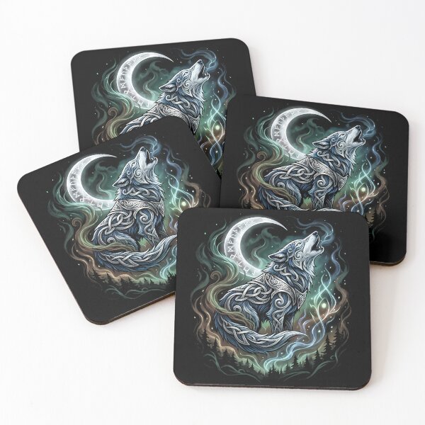 Item preview, Mystic Celtic Wolf designed and sold by BikeRelaxStudio.