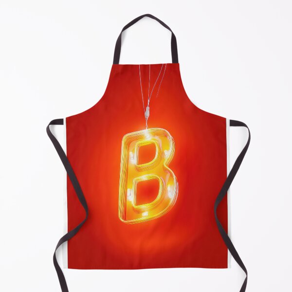Item preview, Glowing Neon Letter B on Red Background – Modern Luminous Typography Art designed and sold by Grafititee.