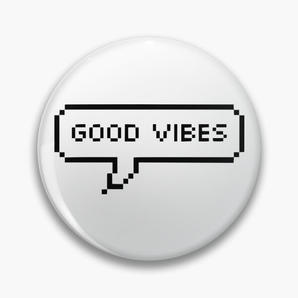 Item preview, 8 bit chat box good vibes pixel art designed and sold by tonylau81.