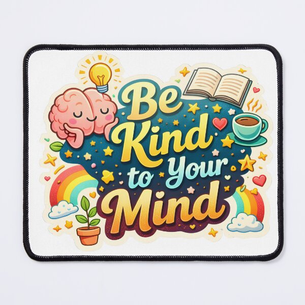 Item preview, Be Kind to Your Mind | Positive mental health & selfcare design designed and sold by Hischers Solution.
