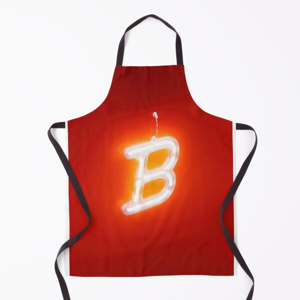 Item preview, Copy of Glowing Neon Letter B on Red Background – Modern Luminous Typography Art designed and sold by Grafititee.