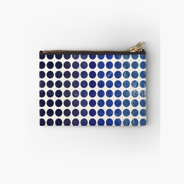 Item preview, Unity Indigo Framed Canvas Art, Minimalist Indigo Blue Circle Grid Abstract Print, Modern Boho Geometric Wall Decor Pattern Poster designed and sold by AbstractAuraArt.