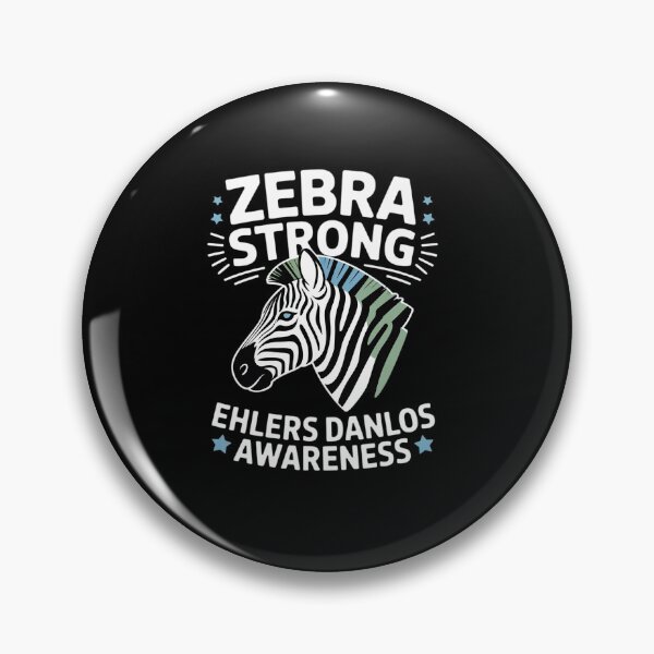 Item preview, Ehlers Danlos Syndrome Zebra Strong EDS Awareness designed and sold by KonopikaaArt.