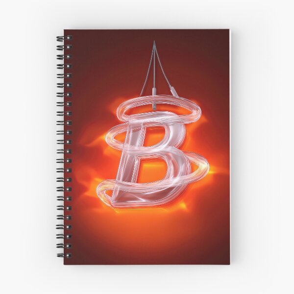Item preview, Copy of Glowing Neon Letter B on Red Background – Modern Luminous Typography Art designed and sold by Grafititee.