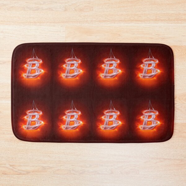 Item preview, Copy of Glowing Neon Letter B on Red Background – Modern Luminous Typography Art designed and sold by Grafititee.