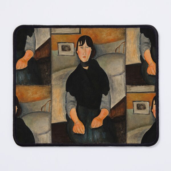 Item preview, Young Woman of the People by Amedeo Modigliani: Modernist Portrait Poster designed and sold by artofuniverse.