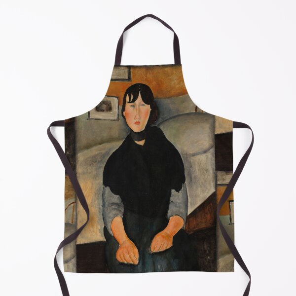 Item preview, Young Woman of the People by Amedeo Modigliani: Modernist Portrait Poster designed and sold by artofuniverse.