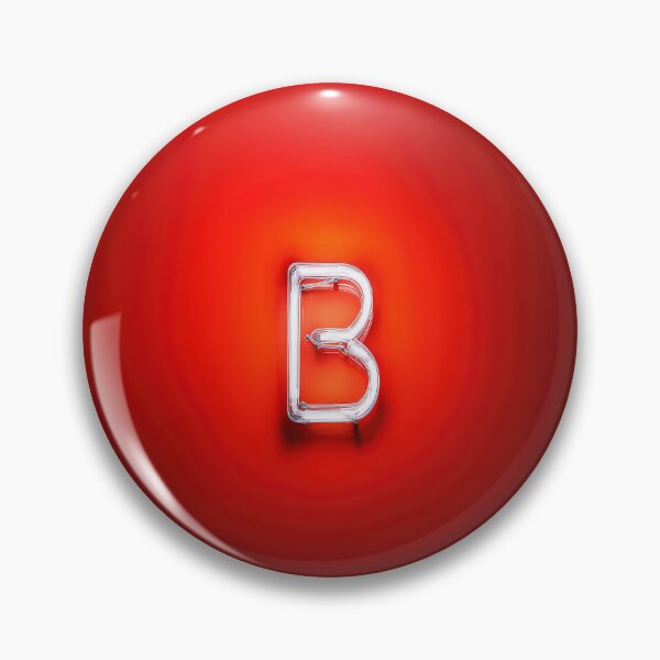 Item preview, Glowing Neon Letter B on Red Background – Modern Luminous Typography Art designed and sold by Grafititee.