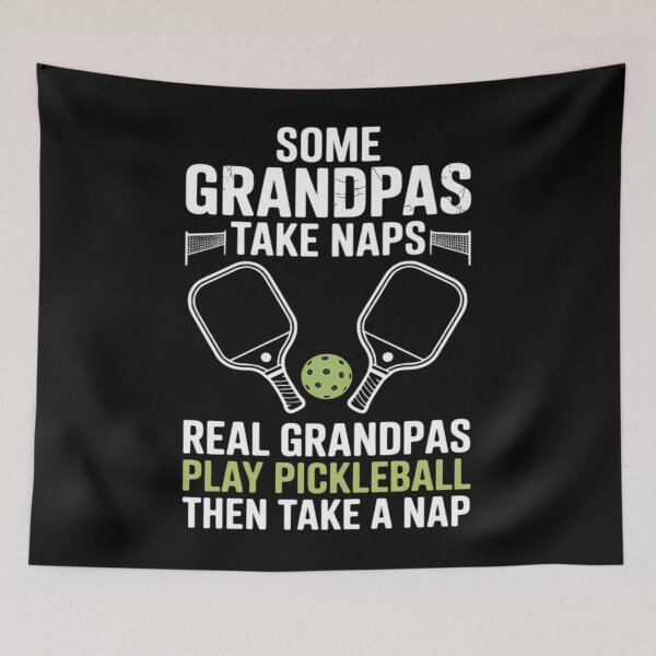 Item preview, Some Grandpas Take Naps — Real Grandpas Play Pickleball designed and sold by azmieygabediz.