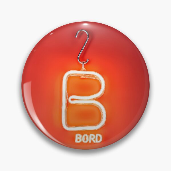 Item preview, Glowing Neon Letter B on Red Background – Modern Luminous Typography Art designed and sold by Grafititee.