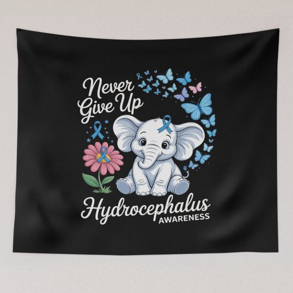 Item preview, Elephant Hydrocephalus Awareness designed and sold by KonopikaaArt.