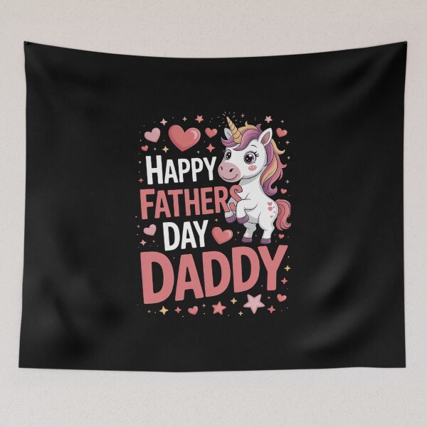 Item preview, Happy Father's Day Daddy Unicorn Daughter Dad Toddler Girl designed and sold by IdunayaStore.