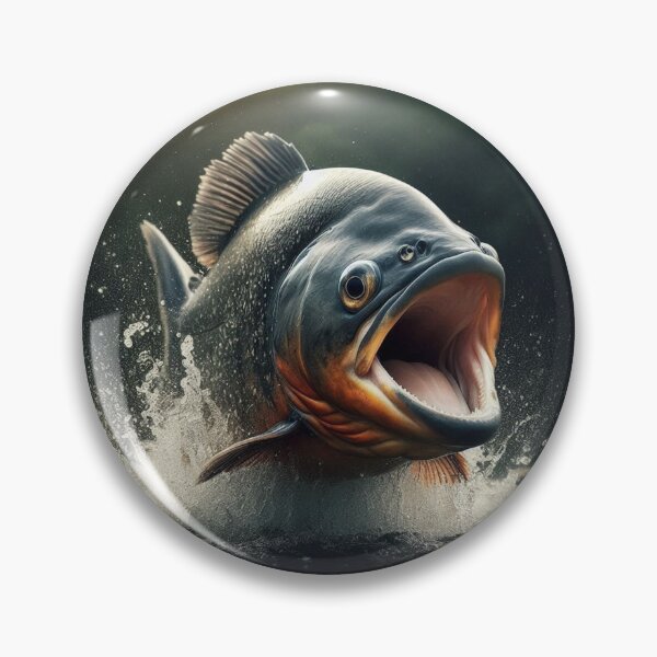Artikelvorschau, Piranha Surge – Wild Bite in Motion entworfen und verkauft von Dogandesighn.