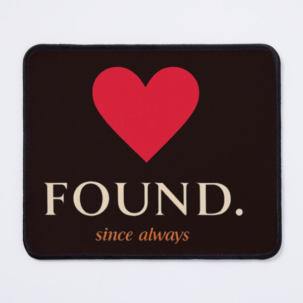 Item preview, FOUND. – Minimalist Love Heart Location Design designed and sold by FrameFlow.