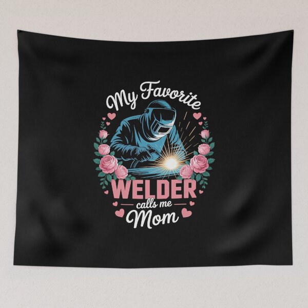 Item preview, My Favorite Welder Calls Me Mom Mother's Day Flowers designed and sold by IdunayaStore.