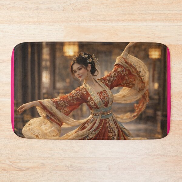 Item preview, Spinning Dancer in Crimson Gold Hanfu designed and sold by ASMRUniverse.