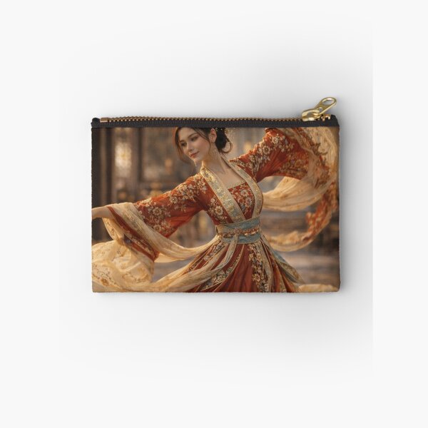 Item preview, Spinning Dancer in Crimson Gold Hanfu designed and sold by ASMRUniverse.